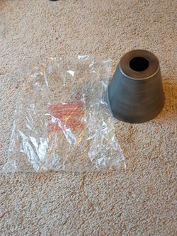 Lamp Shade, 6"H, 6.25"D, 3.5"D, Lamp Shade (Metal)