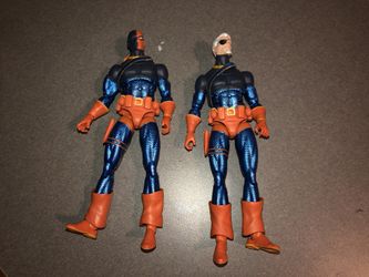 Dc Comics Icons Deathstroke Figures Lot Of 2