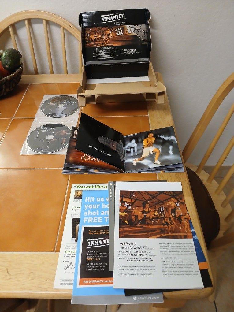 Insanity DVDS Like New