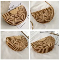 Bamboo Crossbody Bag 