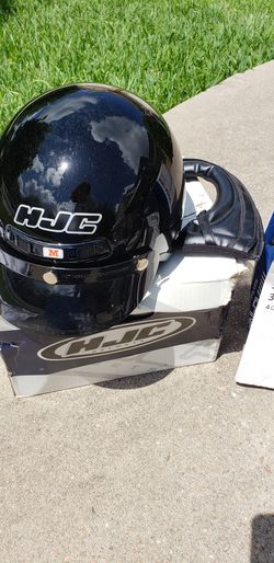 HJC Black Open Face Helmet