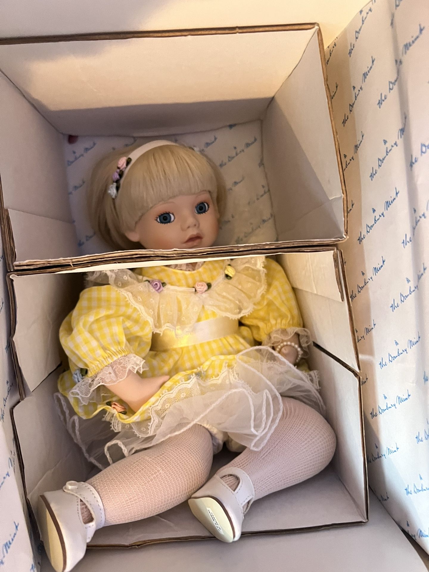 Vintage porcelain doll