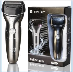 Foil Shaver for Men, Rechargeable Electric Razor, Wet and Dry Waterproof IPX6