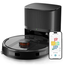 Robot Vacuum and Mop Combo with Self-Emptying