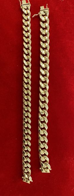 10k Miami Cuban bracelets