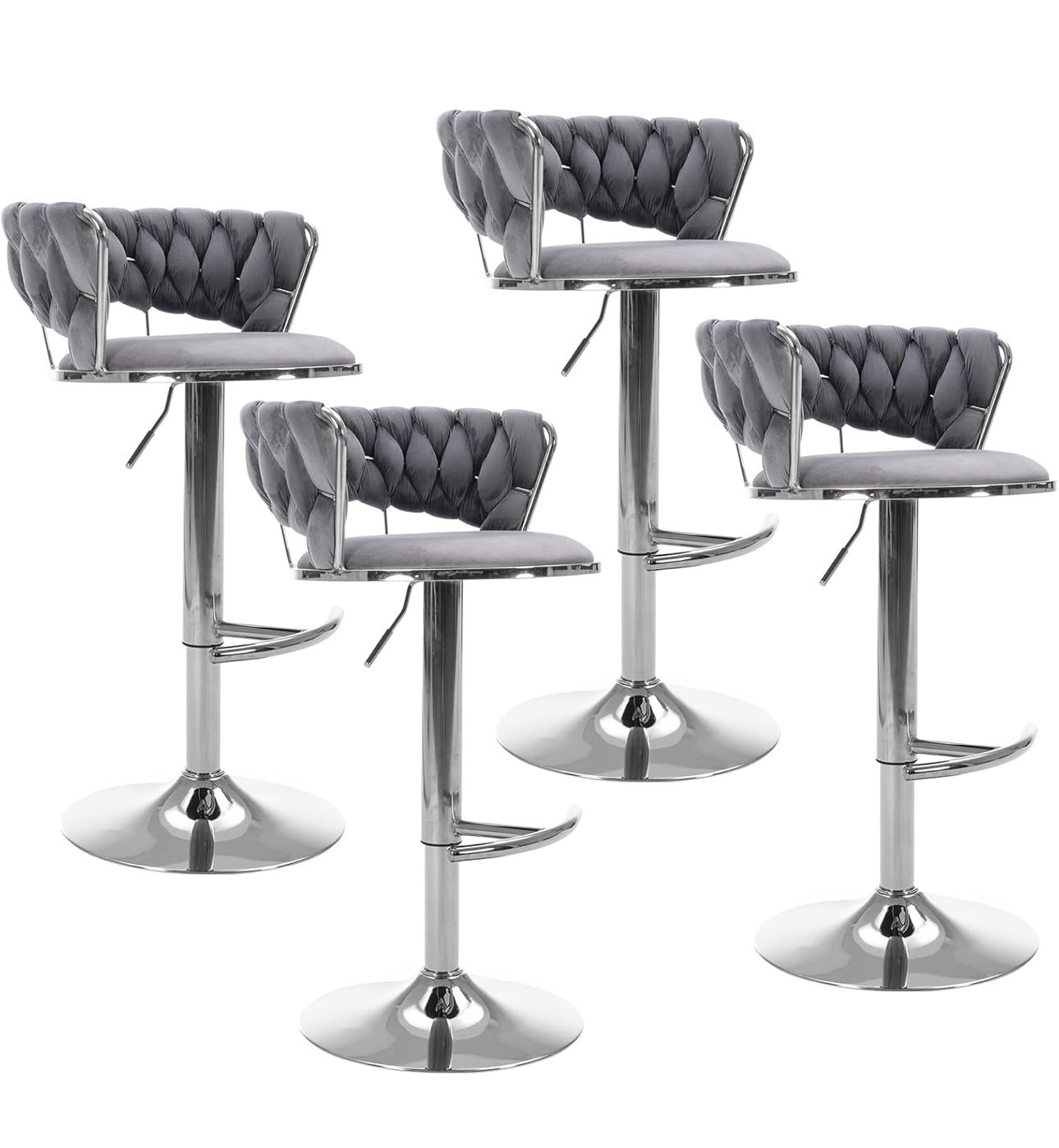 Velvet Plush Bar Stools