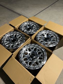 (4) Fuel Offroad Surge Wheels 17x9 / 6x139.7