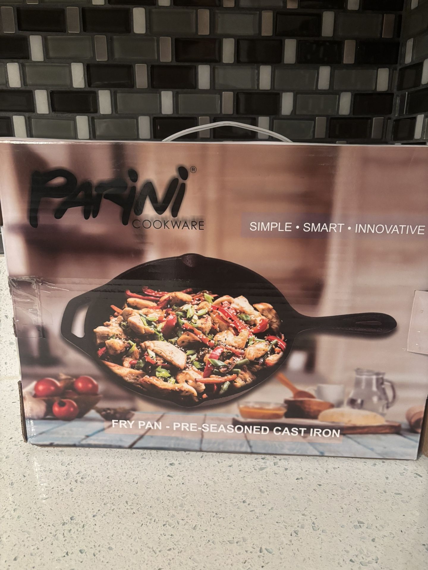 Panini 10 Inch Cast Iron Fry Pan