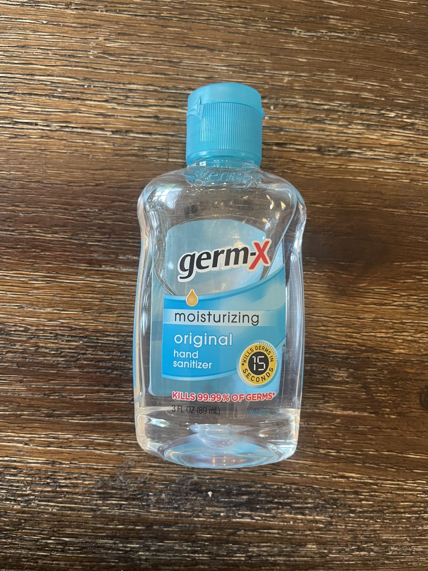 Germ-X Moisturizing Original 3oz Travel Size Hand Sanitizer 