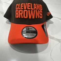Cleveland Browns New Era 39THIRTY Classic Two Tone Stretch Fit Hat NFL NWT
