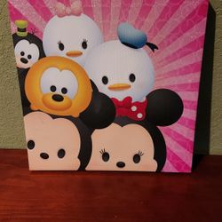Disney Tsum Tsum Wall Art, 15 x 15