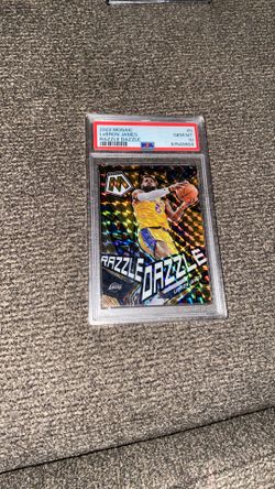 LeBron James 2022 Mosaic Razzle Dazzle #5  Psa 10