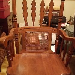 Solid wood rocking chair