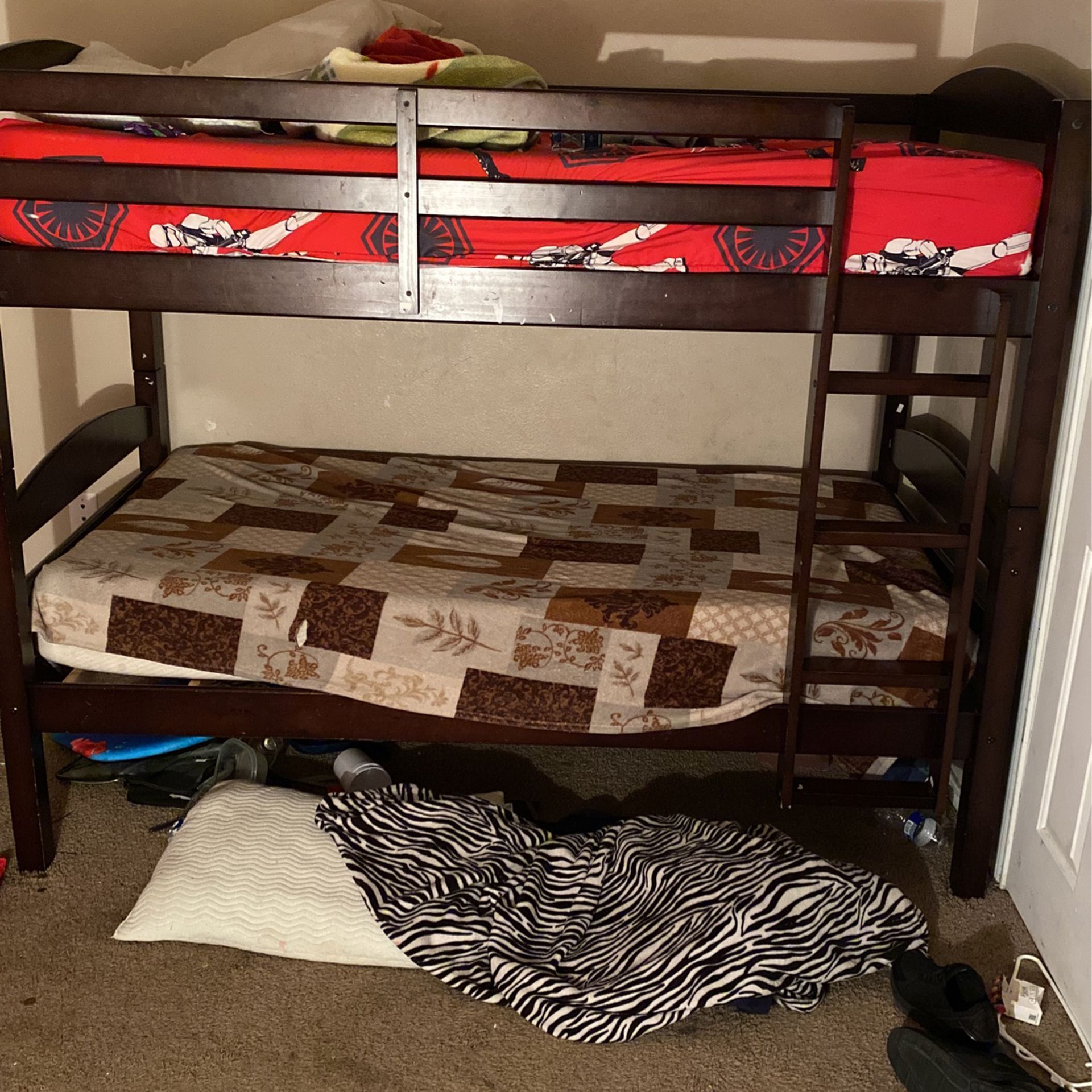 bunk beds with matress!