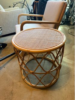 Boho bamboo and cane side table target opalhouse