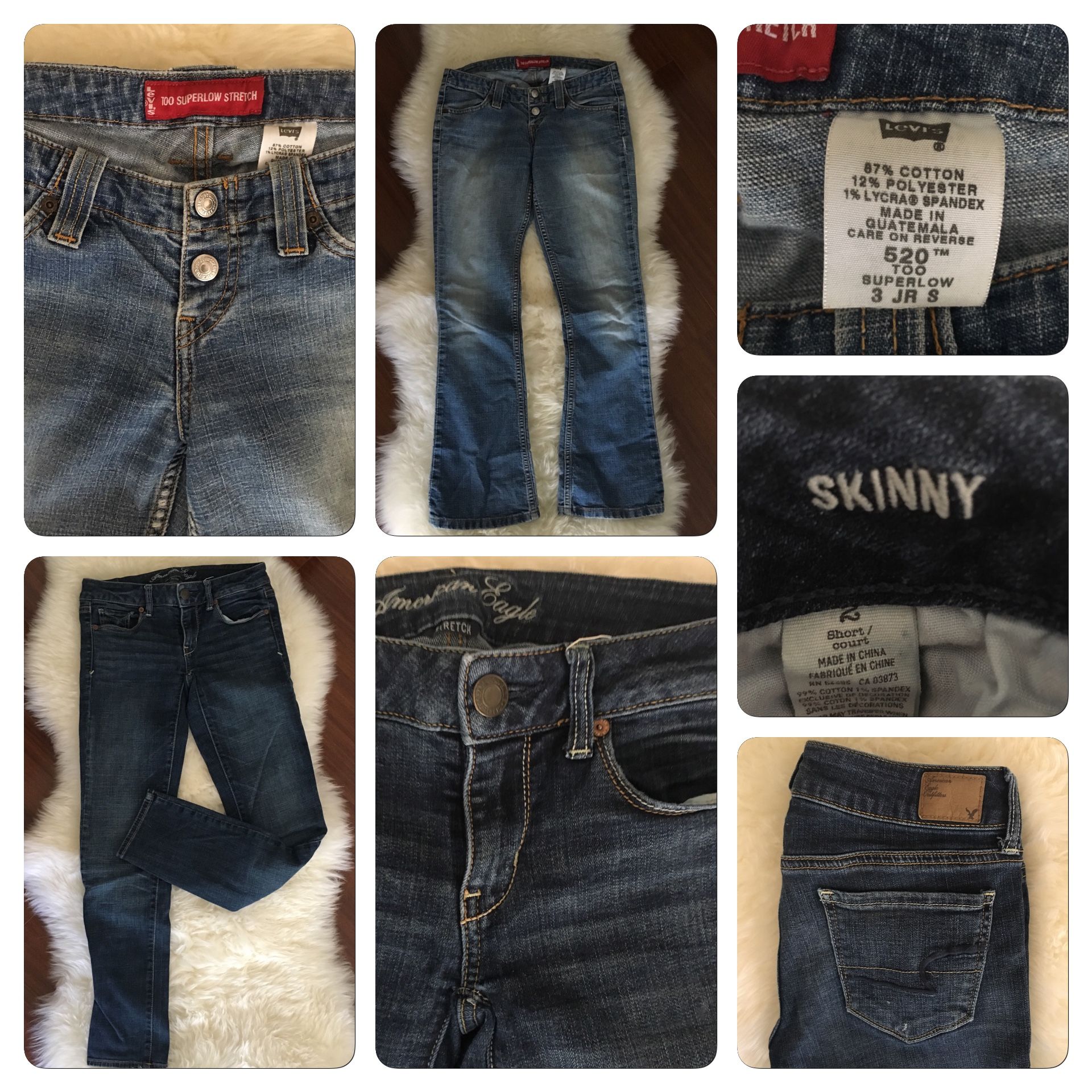 American Eagle & Levi’s Jeans