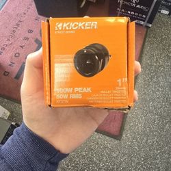 Kicker ST3TW 1" Street Series Dual Mount Bullet Tweeter. 