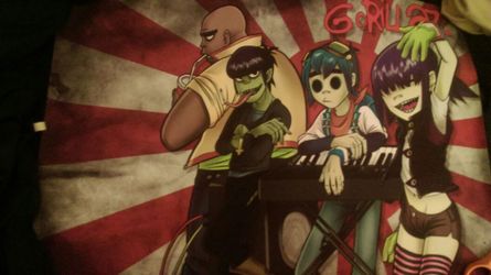 GORILLAZ silkscreen print art