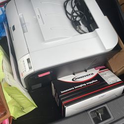 Printer And Computer Screen 