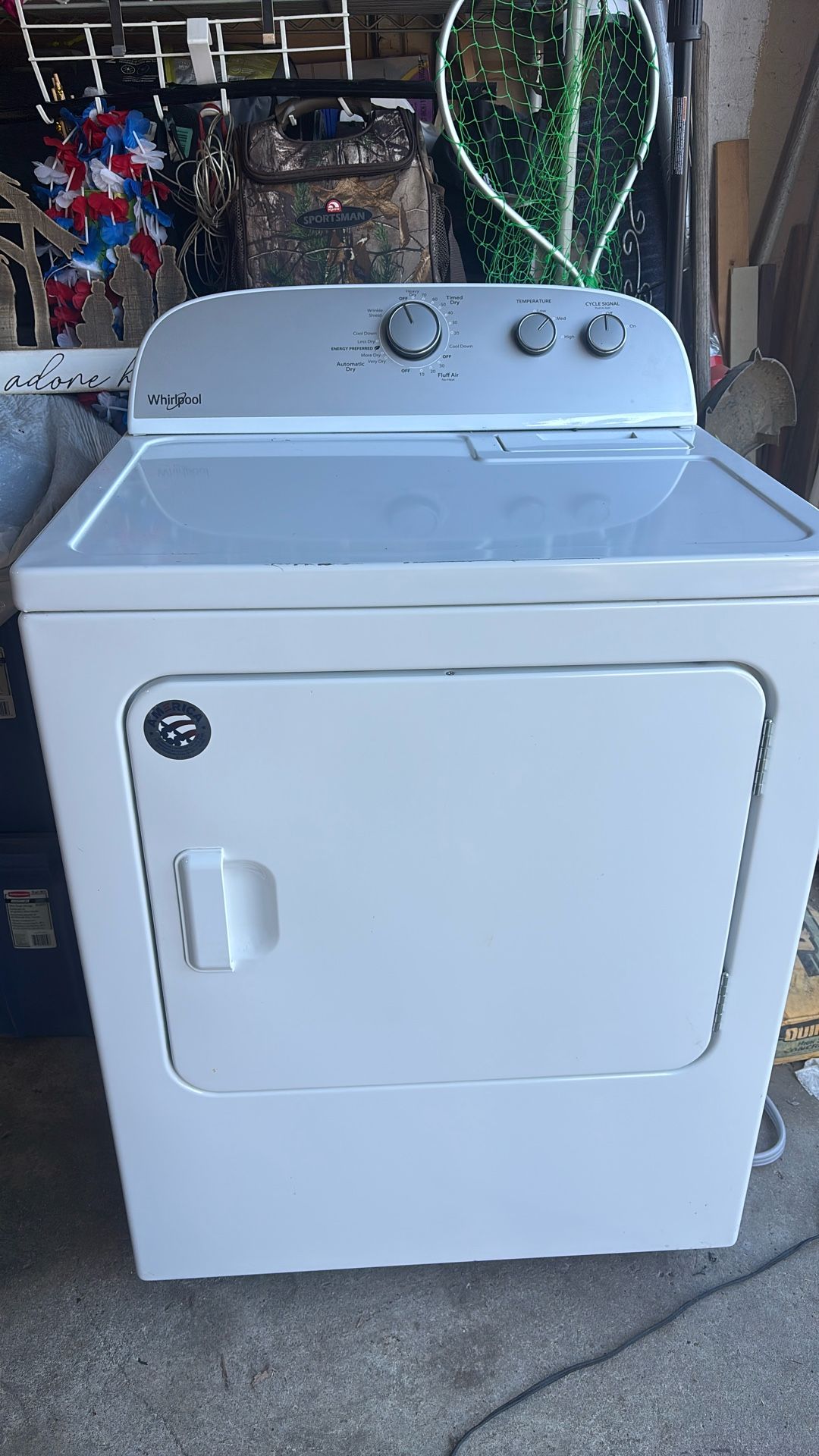 Electric Whirlpool dryer