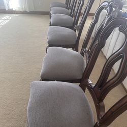 Six Fancy Dining Chairs