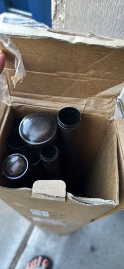 1” curtain rods