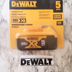 DeWalt 20V XR Pila 5.0 Ah NUEVO!!!! DeWalt 20V XR Battery 5.0 Ah NEW!!!!