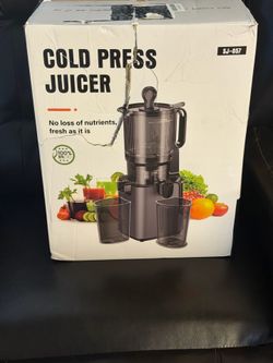 Cold Press Juicer - Extractor de Jugos de Prensado en Frío -