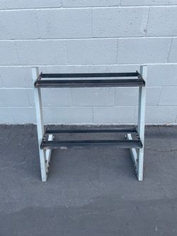 2 Tier Dumbbell Weight Rack…. Home Gym Fitness…. $40 Price is Firm!!!