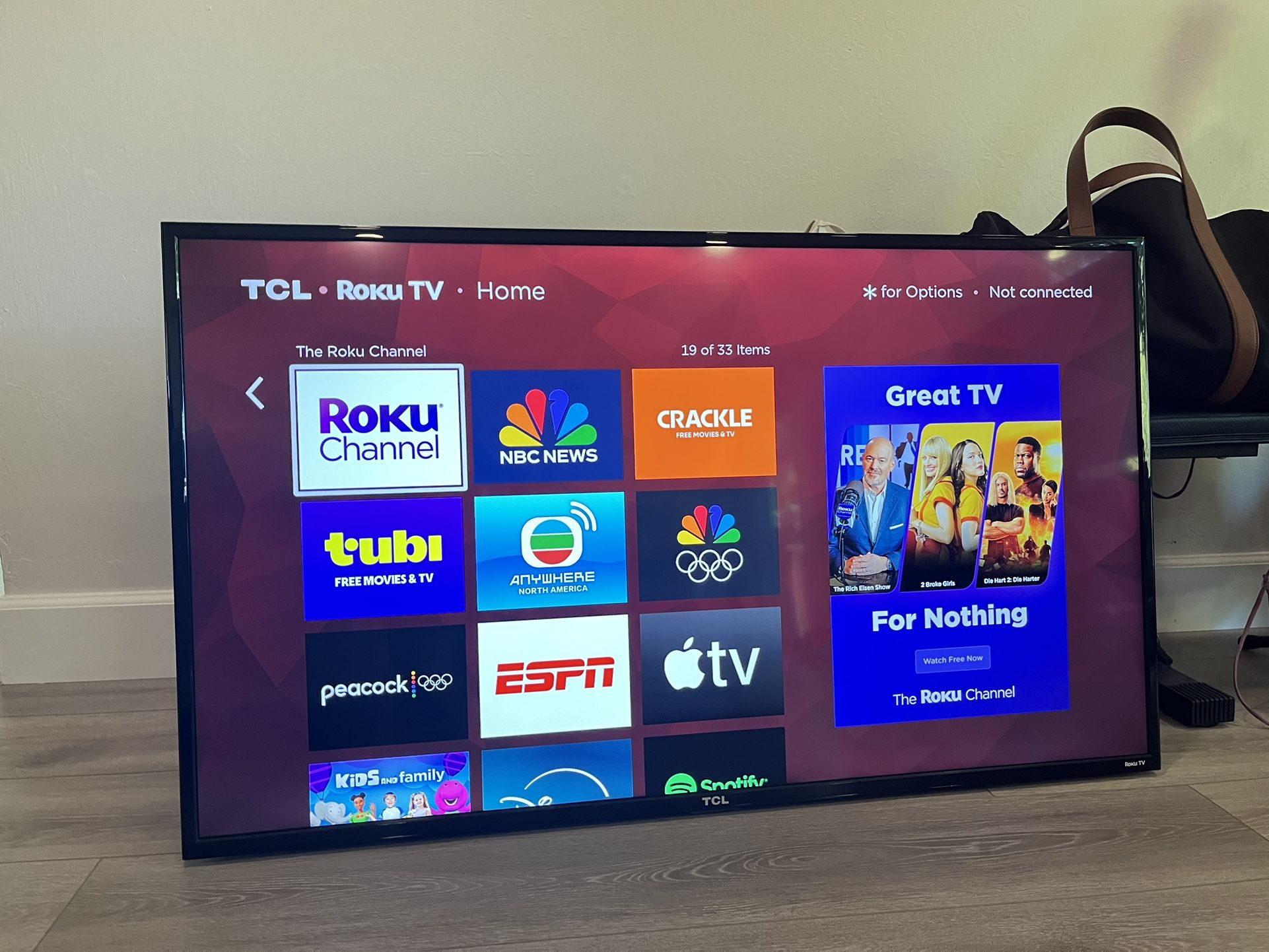 49” TCL 4k Roku Smart Tv for Sale in San Jose, CA - OfferUp