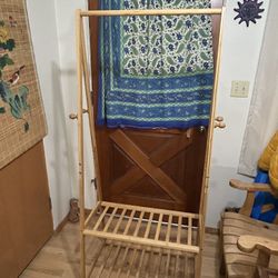 Bamboo Coat Rack Stand
