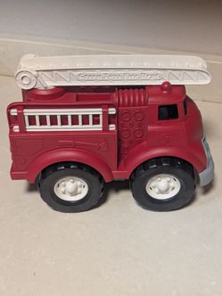 Rolling toy fire truck