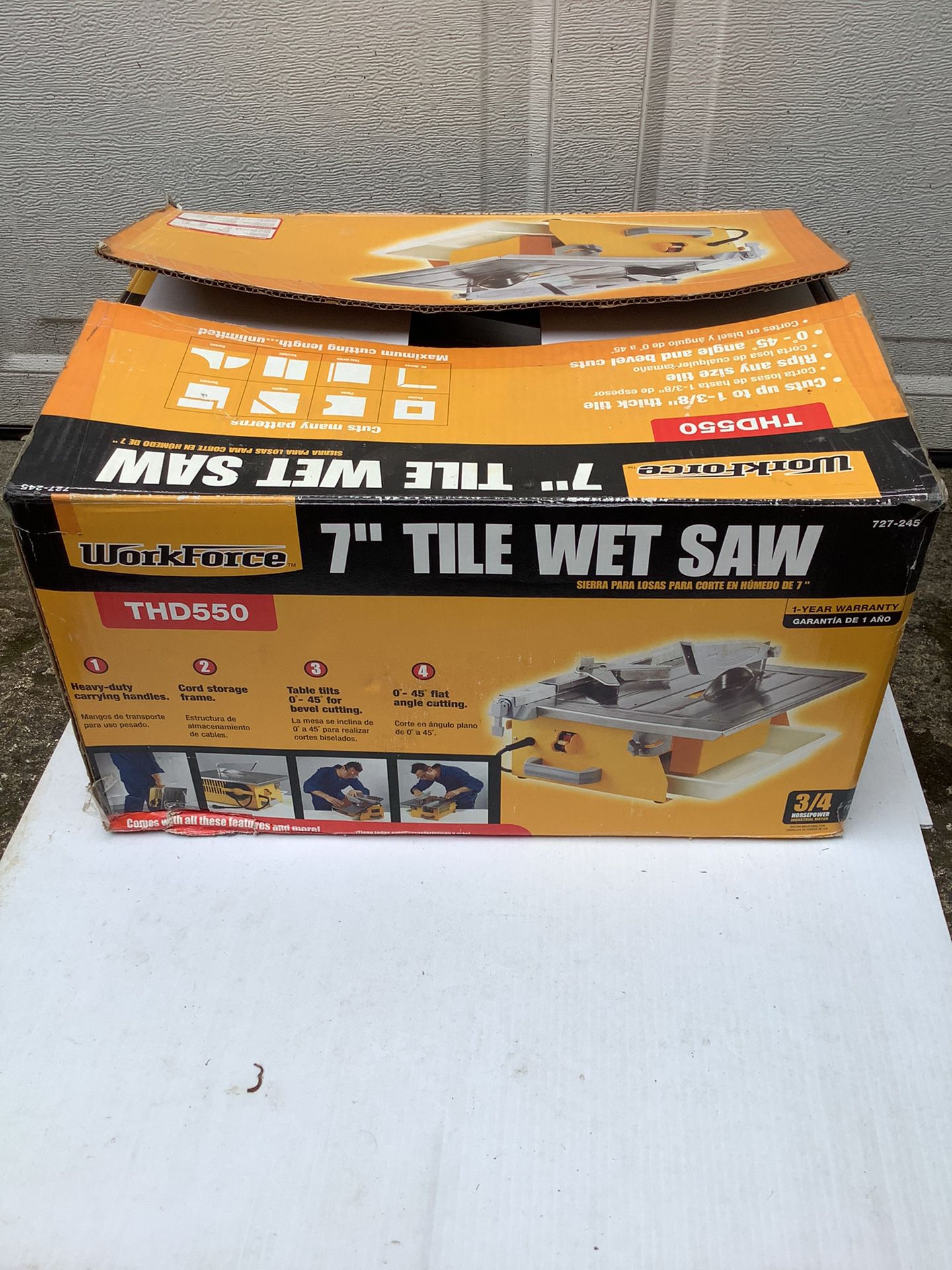 TILE AND TABLE SAW 2 In One
