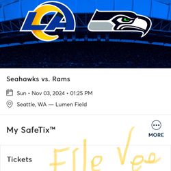 Seahawks Tickets - Charter Seats 7 Rows Front The Field 