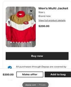 VINTAGE San Francisco 49ers Jacket men’s Size Medium