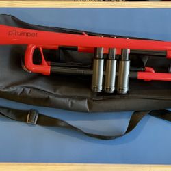 pBone Music pTrumpet Plastic Student Trumpet 2.0 - Red w/ Fabric Carrying Bag