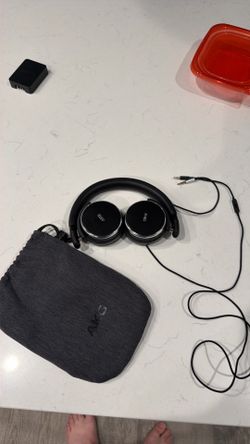 AKG wireless noise canceling headphones
