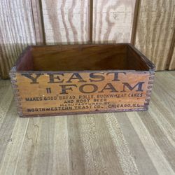 Vintage Small Wooden Crate 