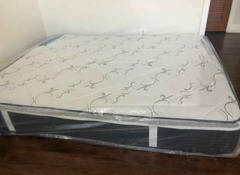 Queen Size Mattress Pillow Top With Boxspring Free Boxspring COLCHONES Nuevos Queen Bed 
