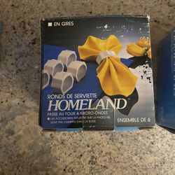Homeland Vintage Napkin Rings 