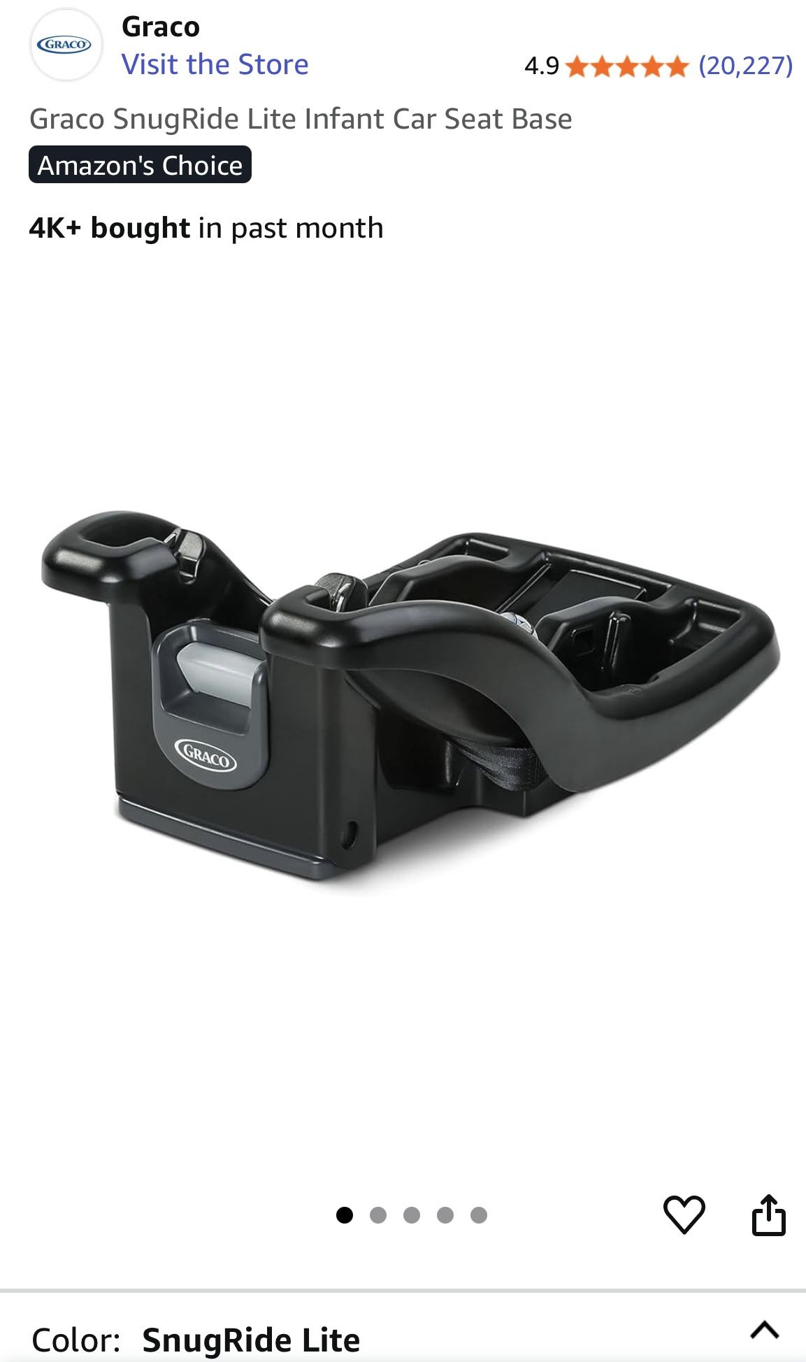 Graco Infant Car Seat ‘Base’ Only