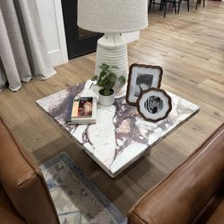  Vintage Anthropology Calacatta Coffee Table 