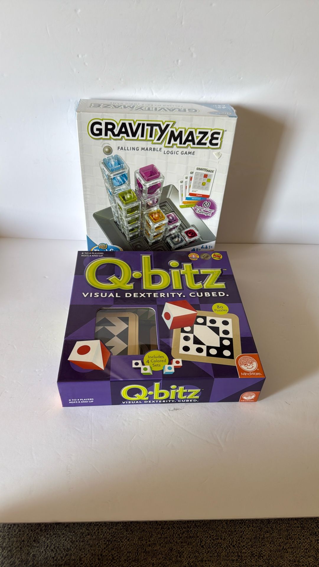 Gravity Maze & Q Bitz Logic Games