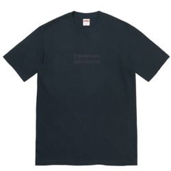 Supreme Tonal Box Logo Tee Navy XL
