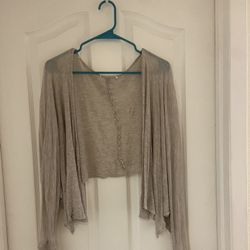 Shrug/buttonless Cardigan