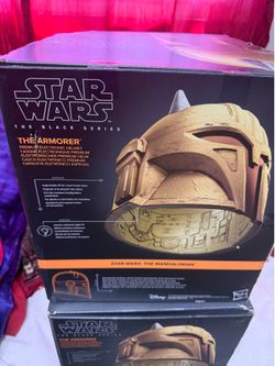 Star Wars The Black Series The Armorer Premium Electronic Helmet