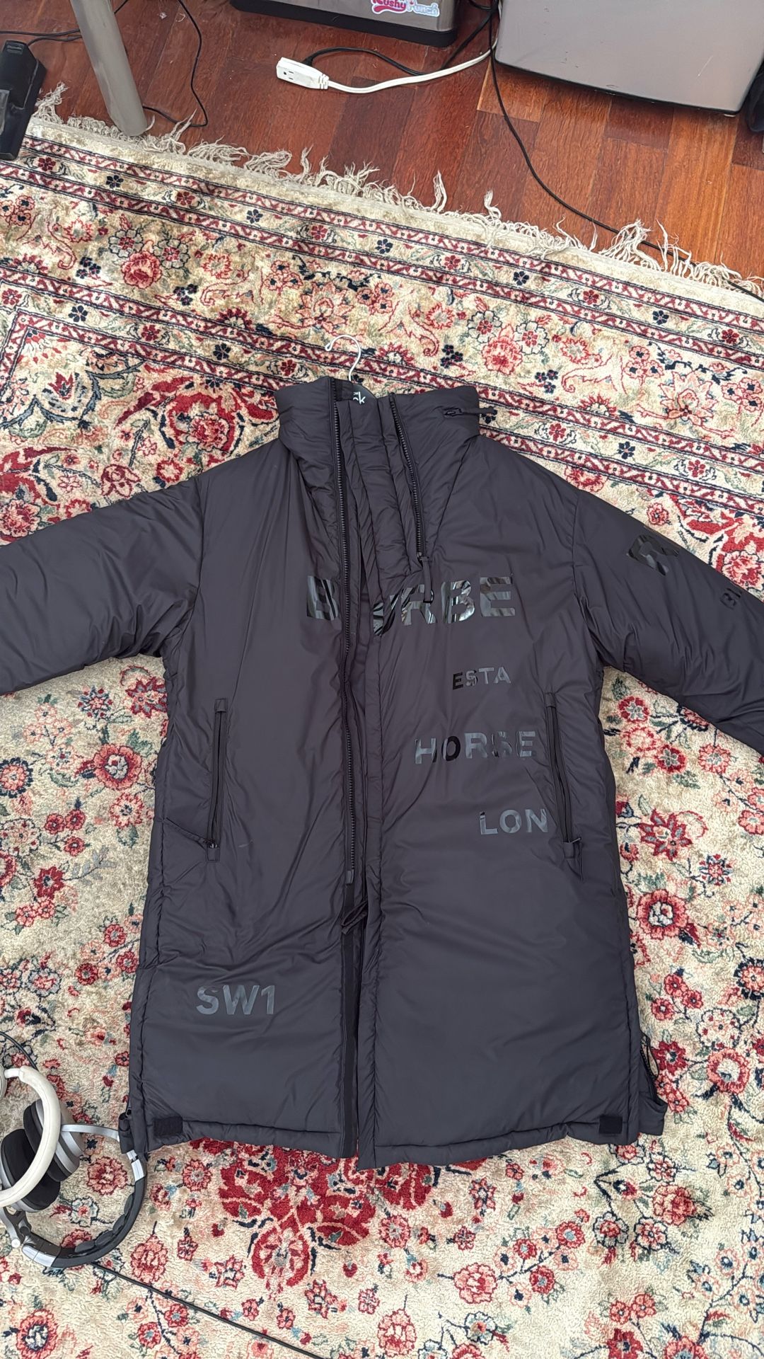 Burberry Horse ferry Print Parka