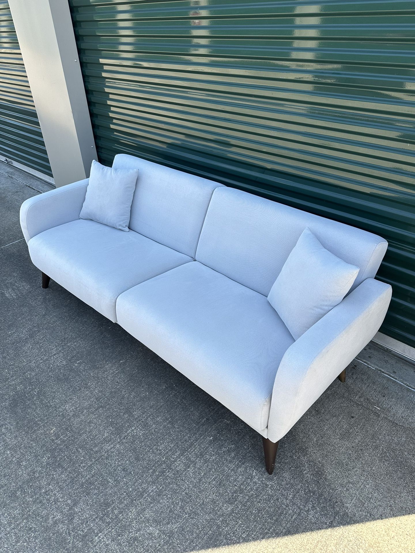 White Cream Foldout Bed Sofa 🛋️ FREE DELIVERY 🚚