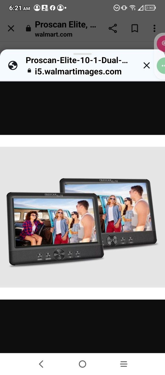 Proscan 10.1 Portable DVD Player & Media Player