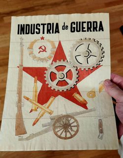 Spanish Civil War ration sheet (War Industry)